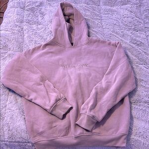 white fox hoodie